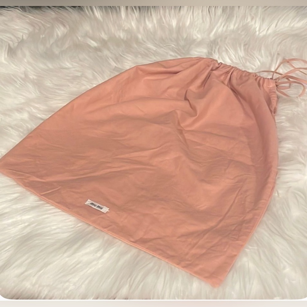 🩷 Miu Miu giant dustbag with ribbon